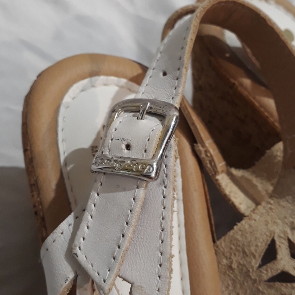 Spring Step White Shoes Made In Italy - Picture 6 of 7